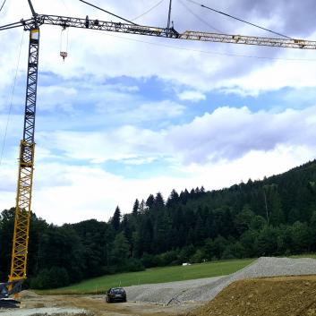 Der neue Liebherr-Schnelleinsatzkran ist da.